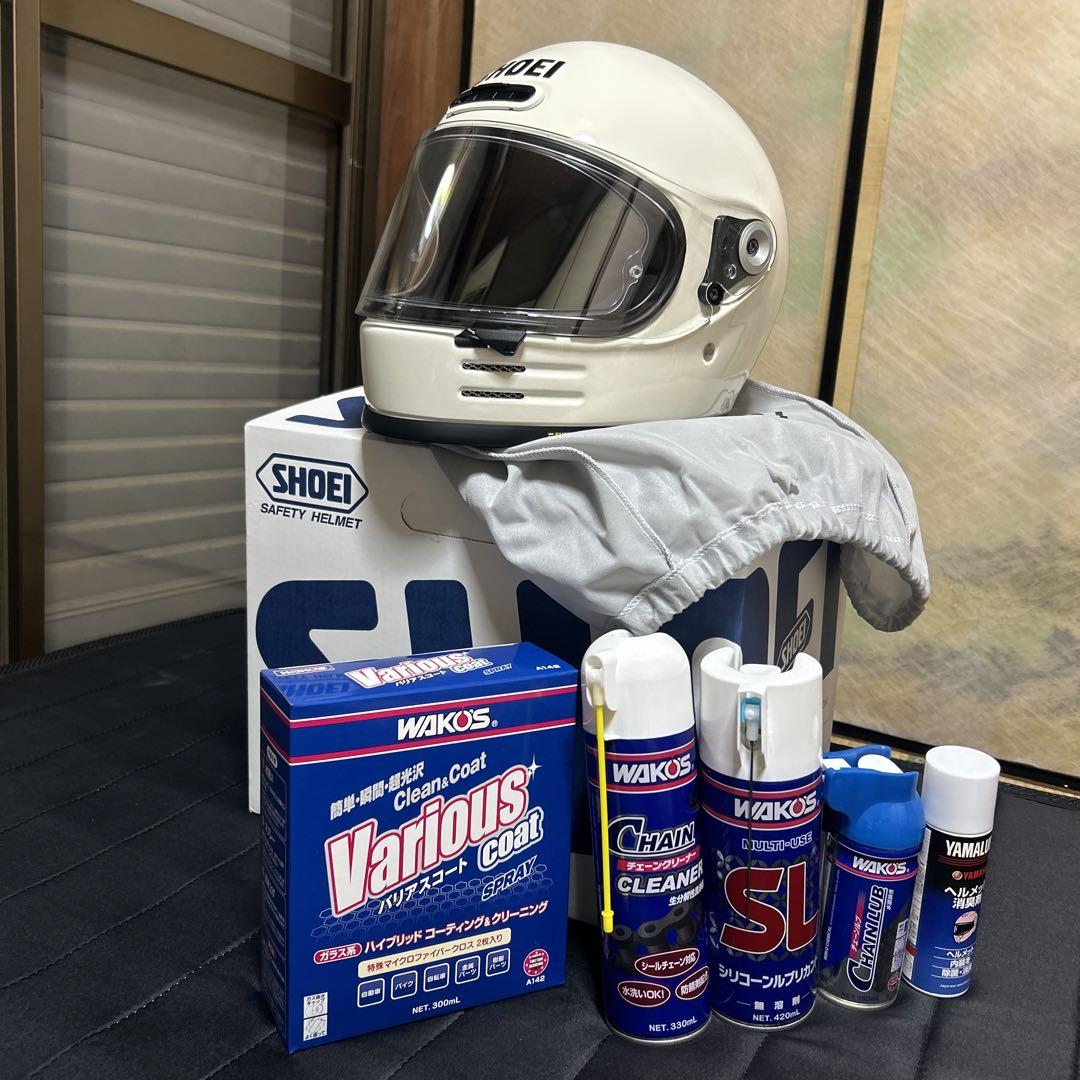 SHOEI GLAMSTER オフホワイト Mサイズ（未使用に近い）おまけ多数