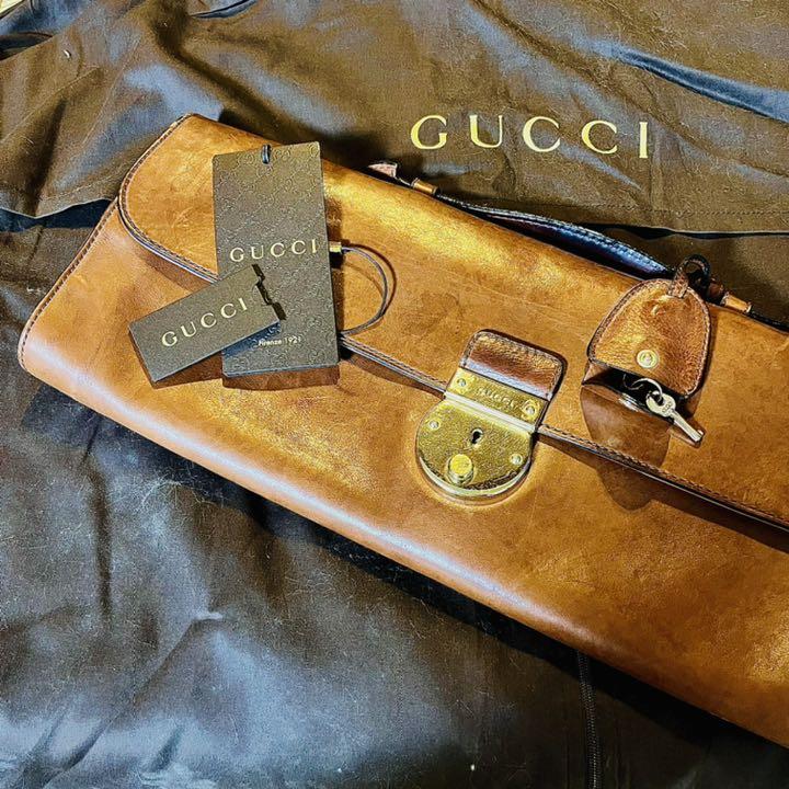【貴重品】グッチ ドキュメントケース アタッシュケース 2WAY