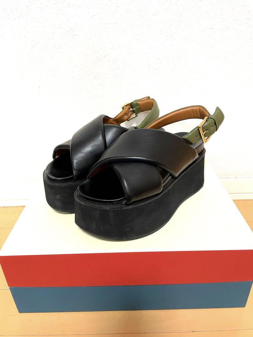 MARNI プラットフォームフスベットサンダル