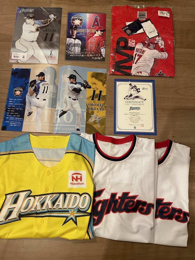 新品未開封　大谷翔平　サイン　ユニフォーム　クリアファイル　観戦証明書　　二刀流