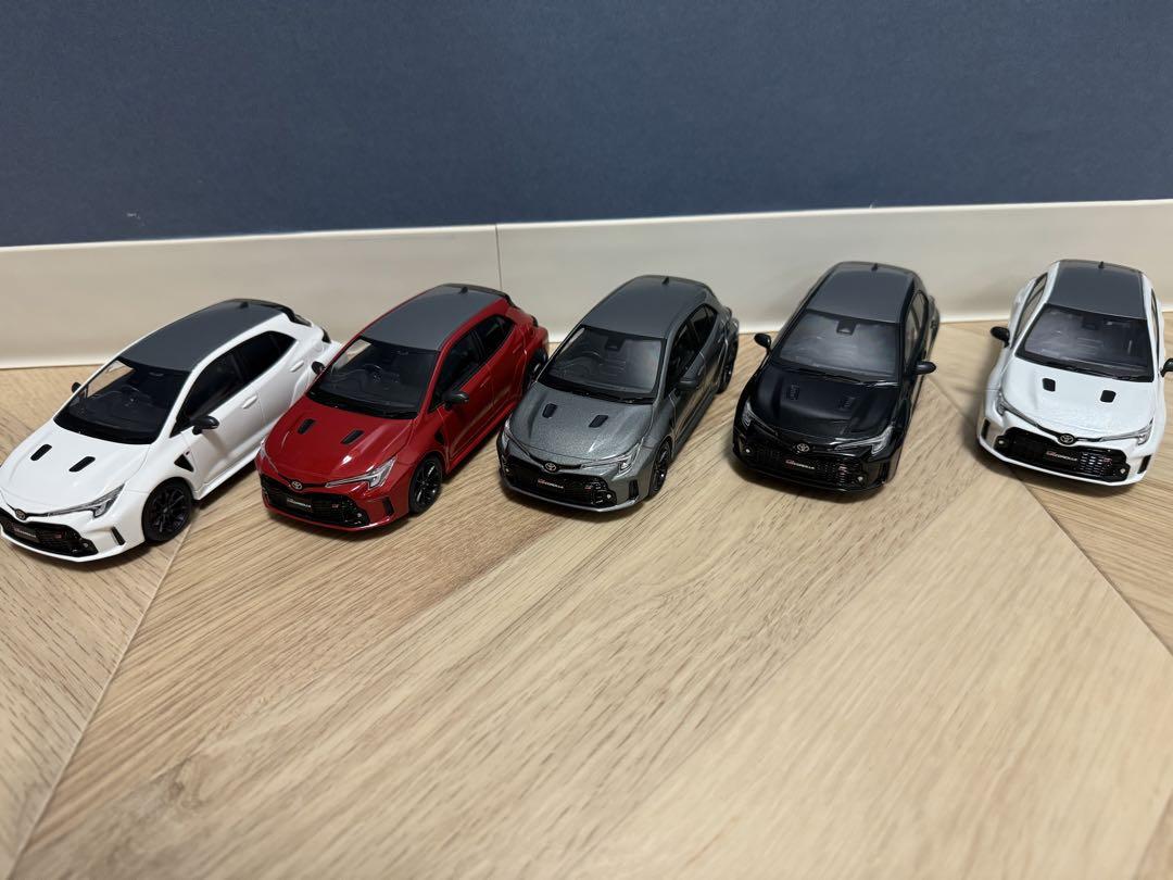 GRカローラ色見本　ミニカー　セット売り