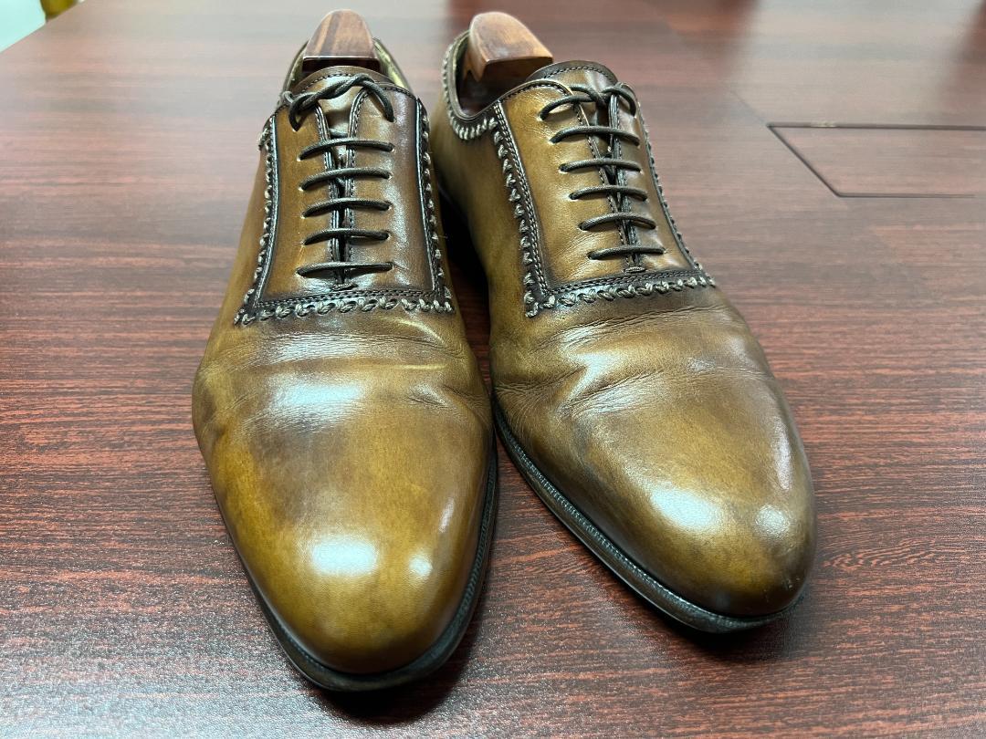Berluti ベルルッティ 8 1/2 パティーヌ 内羽根 プレーントゥ 革靴