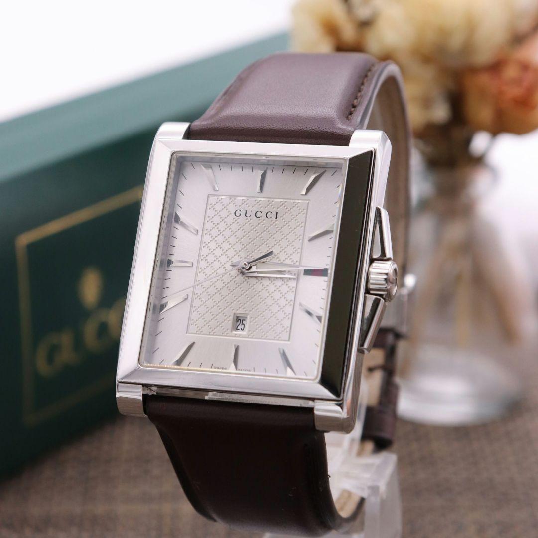 付属品付き【新品電池】GUCCI 138.4/動作良好 美品 Gタイムレス