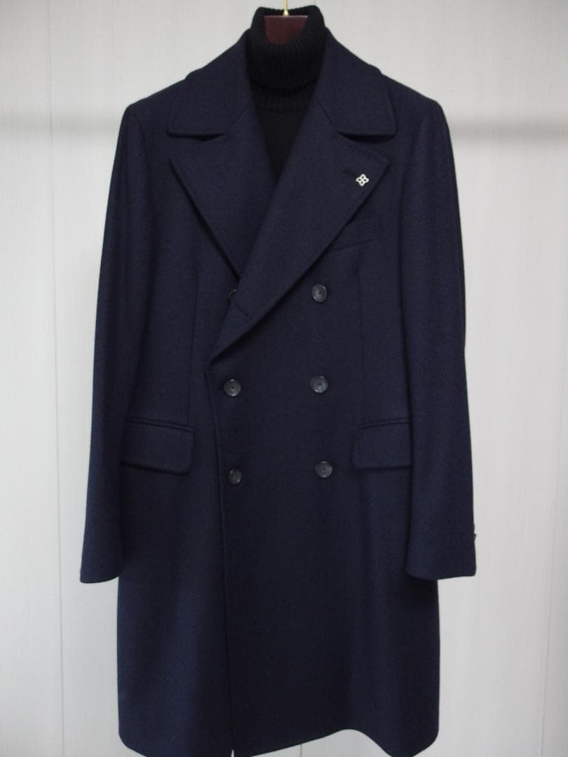 BEAMS 別注 TAGLIATORE ダブルブレストチェスターコート