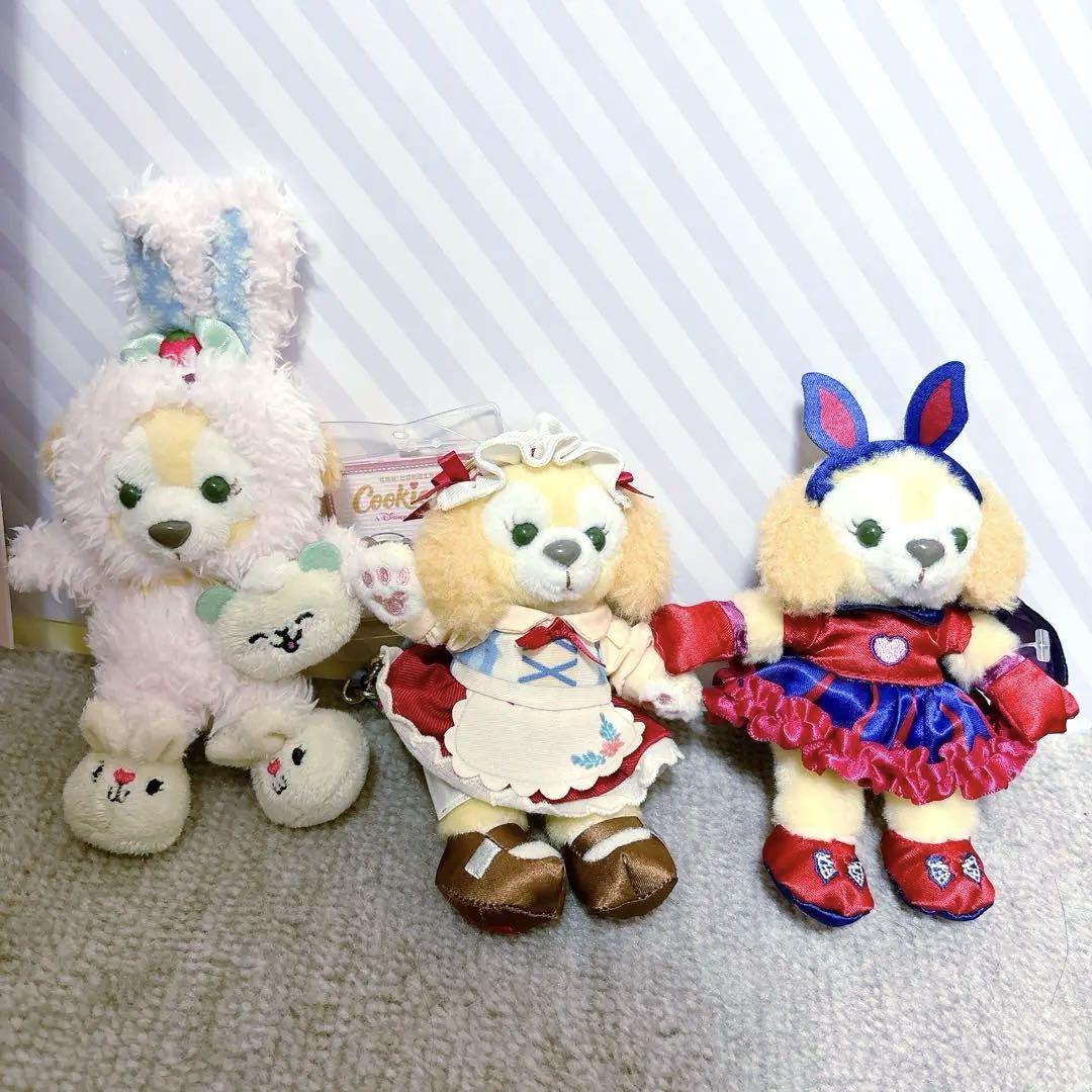 香港ディズニーランド クッキーアン ぬいぐるみキーチェーン