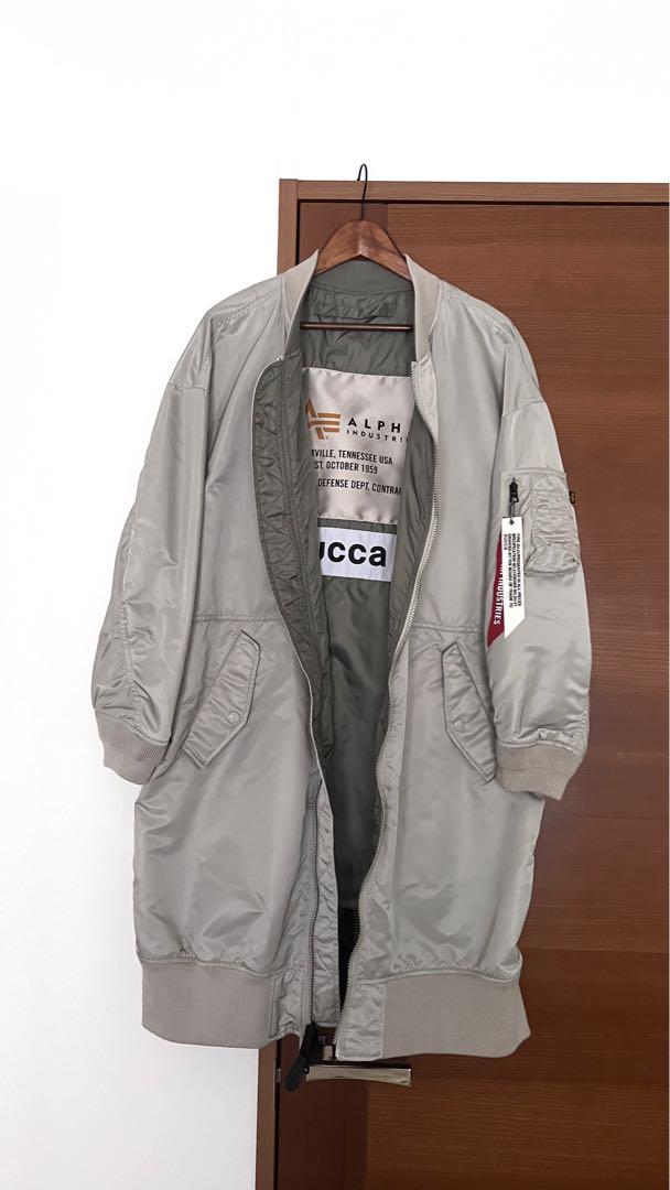 zucca ズッカ　MA-1 ALPHA 別注　ロング丈フライトジャケットです。