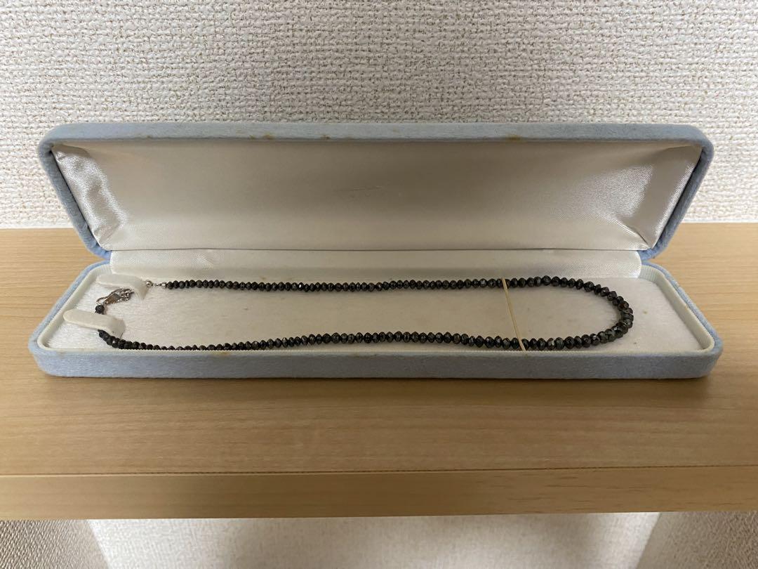 ブラックダイヤモンドネックレス 50.27ct【未使用】