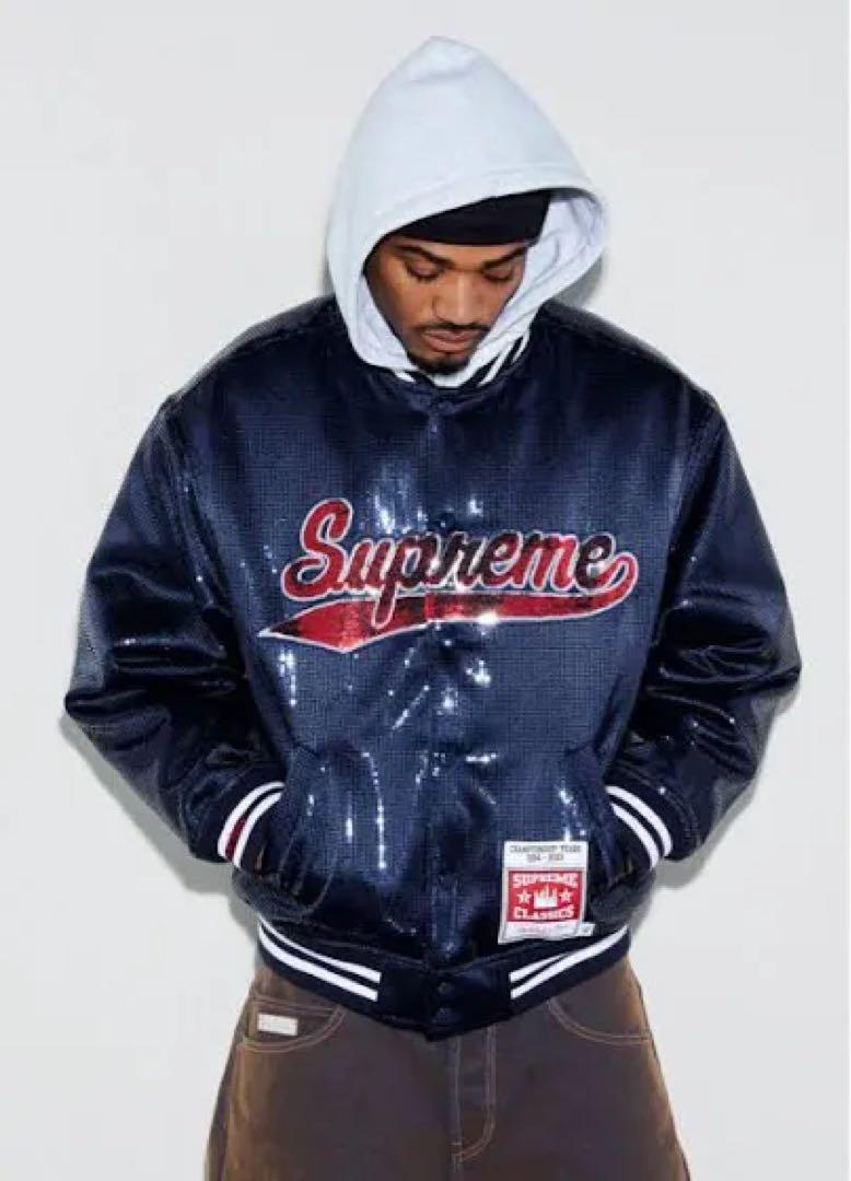 ジャケット・アウター Supreme / Mitchell & Ness Sequin Varsity