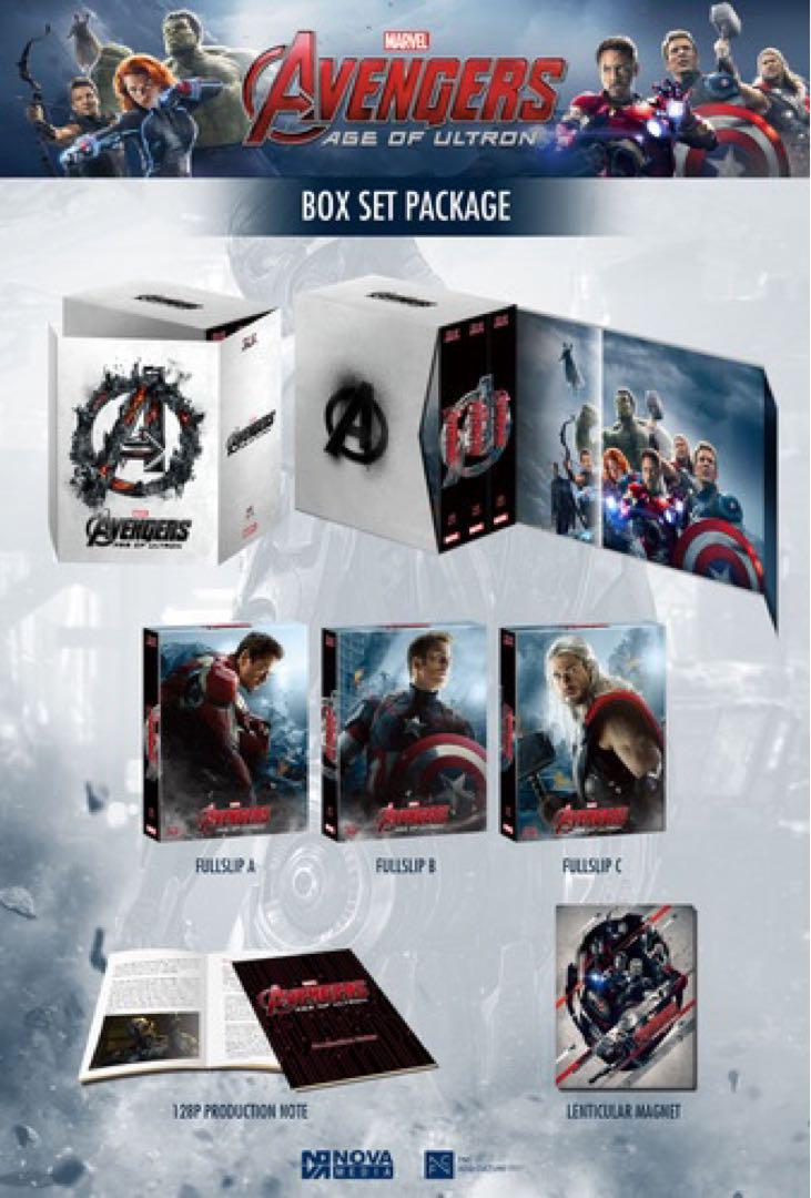 Novamedia アベンジャーズAOU スチールブック
