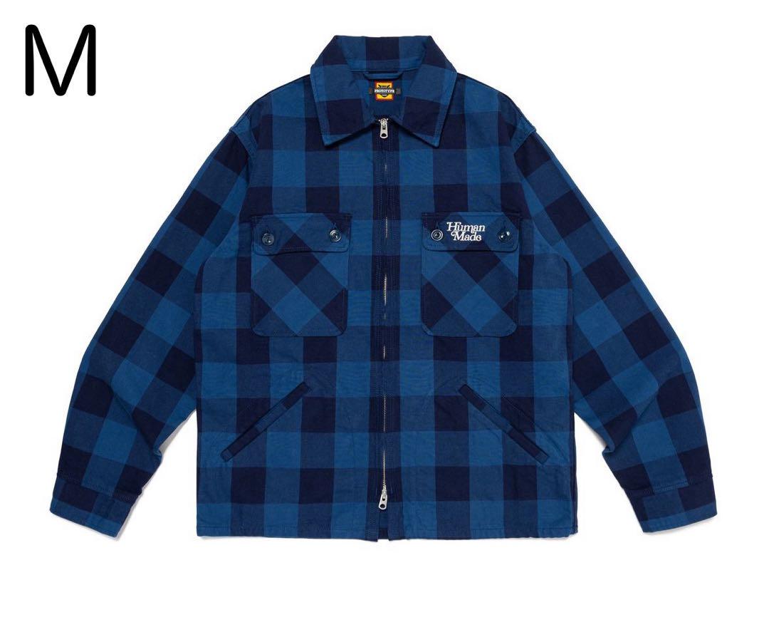ジャケット・アウター HUMAN MADE ZIP-UP JACKET BLUE