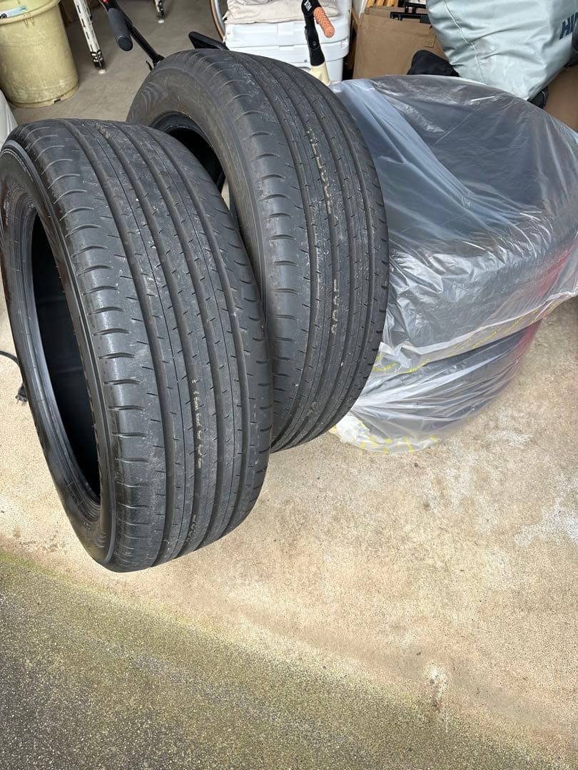 値下げ中　225/55R19 新車外し  4本セットDANLOP