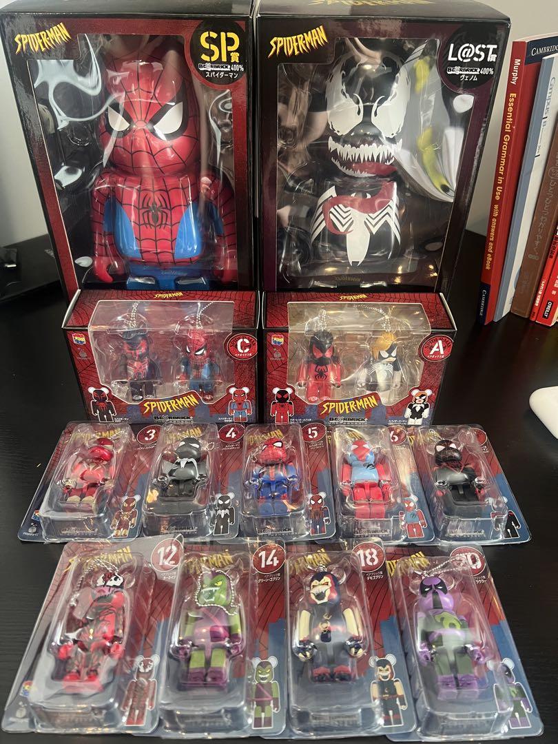 ★新品未開封★ ベアブリック スパイダーマン ヴェノム SP賞 L@ST賞400