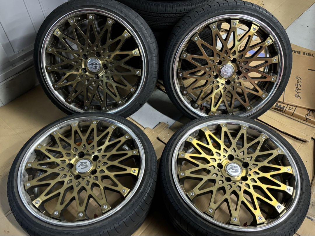 貴重 クリムソン RS CVワイヤー　ホイール　タイヤ　ヴォクシーノア19インチ