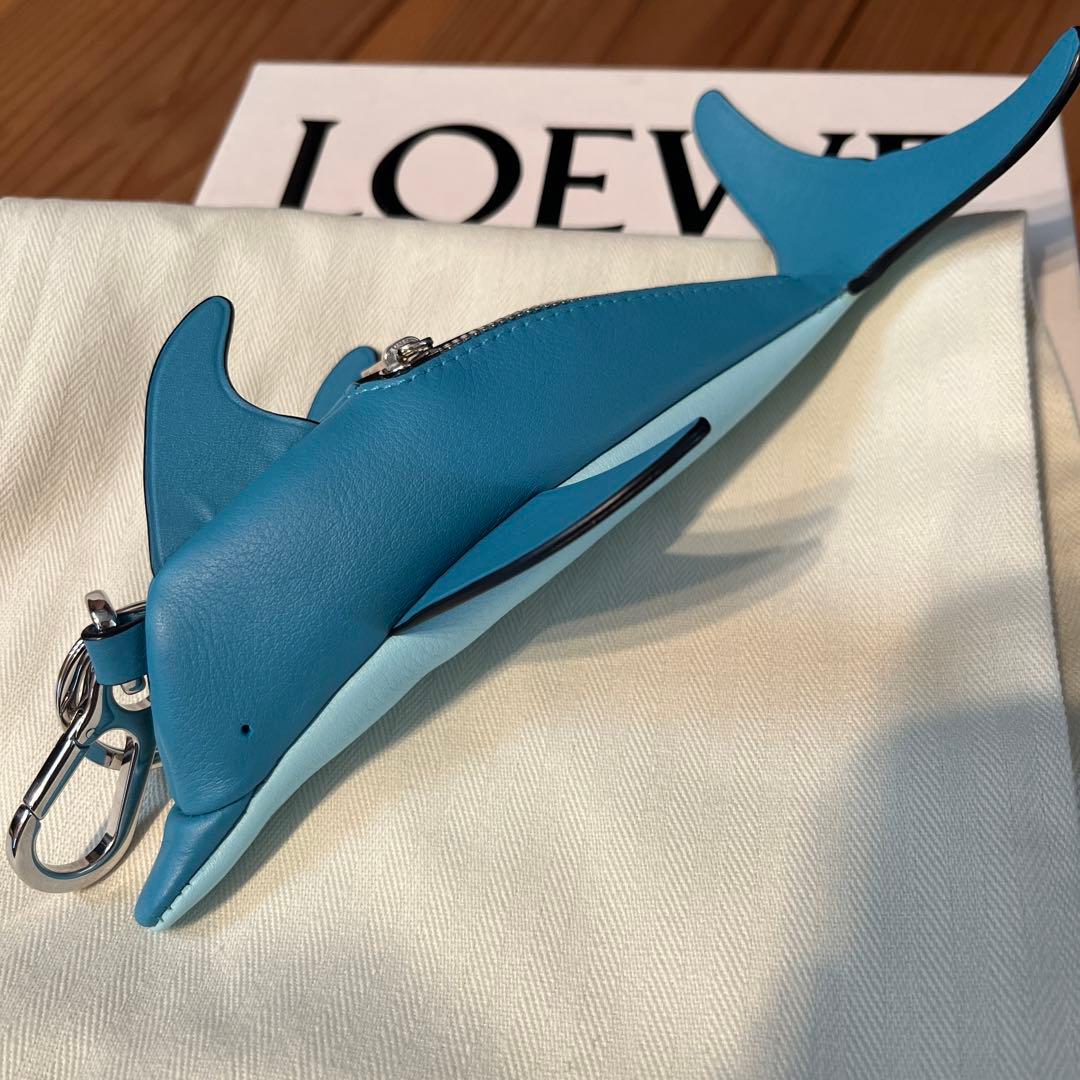 【桜ぱんだ】LOEWE ロエベ   チャーム　イルカ　小物入れ