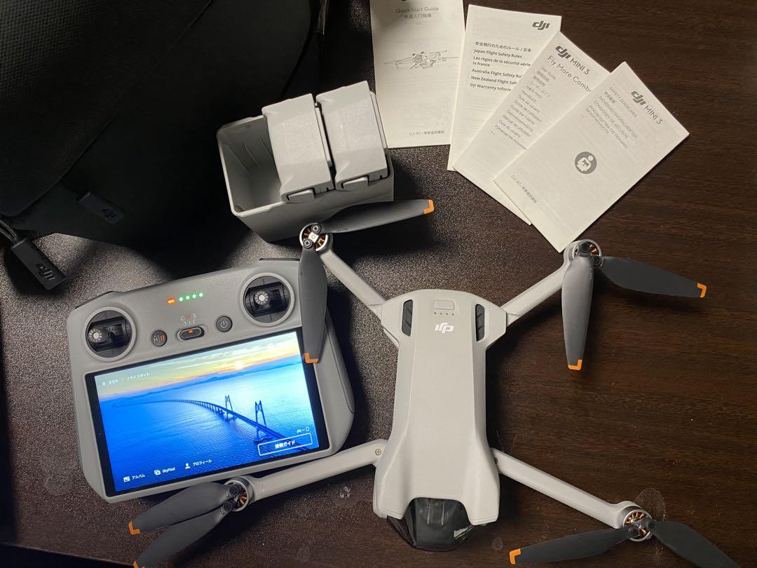総飛行時間35分　DJI Mini 3 Fly Moreコンボ（DJI RC付属
