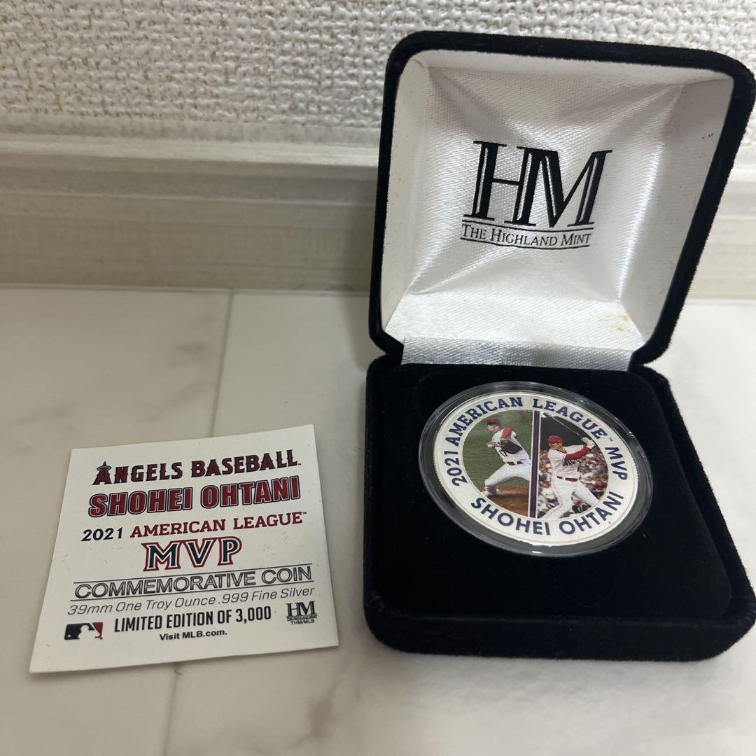 大谷翔平　MVP  純銀　二刀流　記念メダル（3000枚限定）
