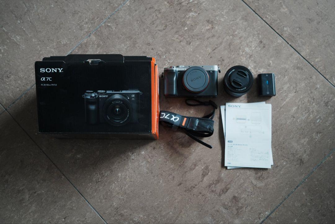 ILCE-7CL　sony a7c レンズキット　SEL2860レンズは新品