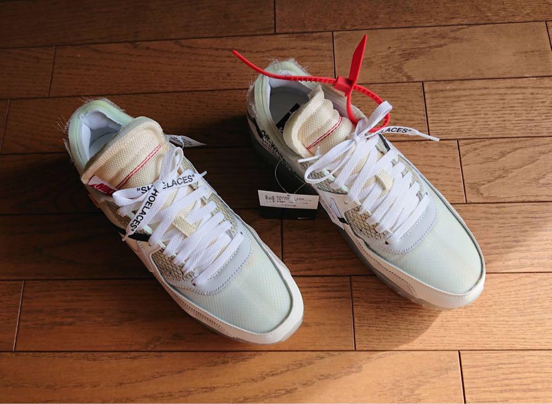靴 NIKE OFF-WHITE THE10 AIR MAX 90