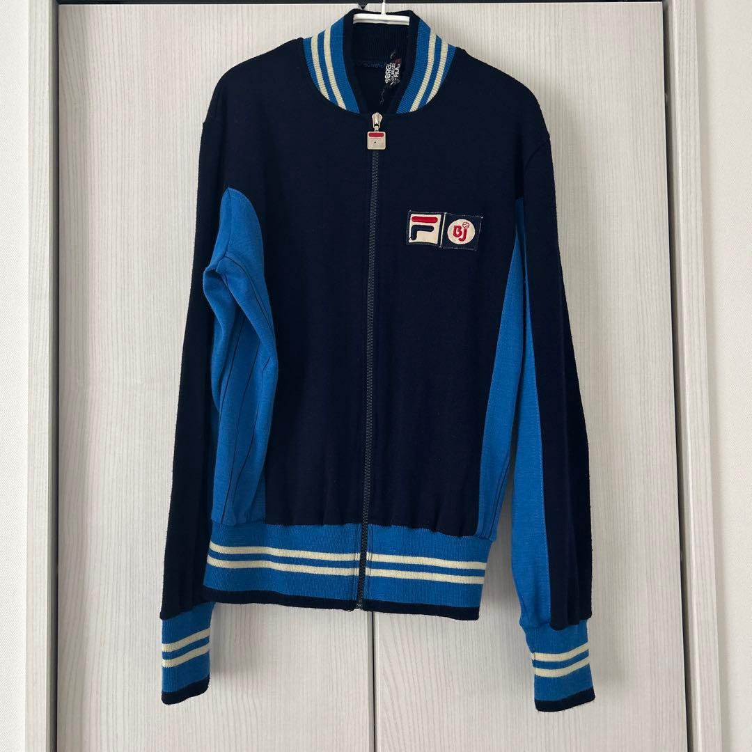 当時物　vintage ’70 FILAビヨンボルグ　ジャージ