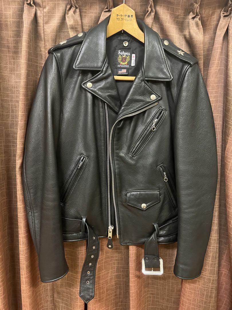 ワンスター ニューネイキッド レザージャケット アメリカ製 09BLACK