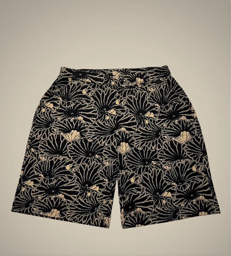 パンツ gakkin  JACQUARD LOTUS LEAVES SHORTS