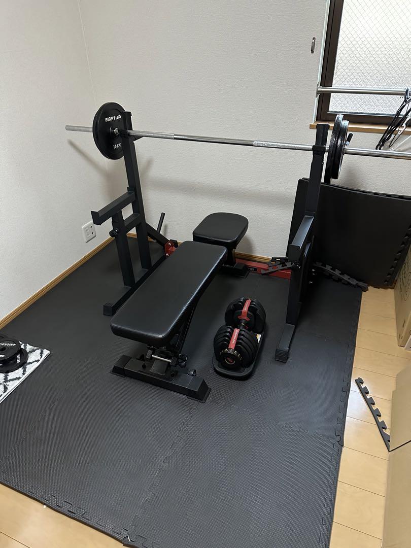 おじさまバーベル ベンチプレス ダンベル セット