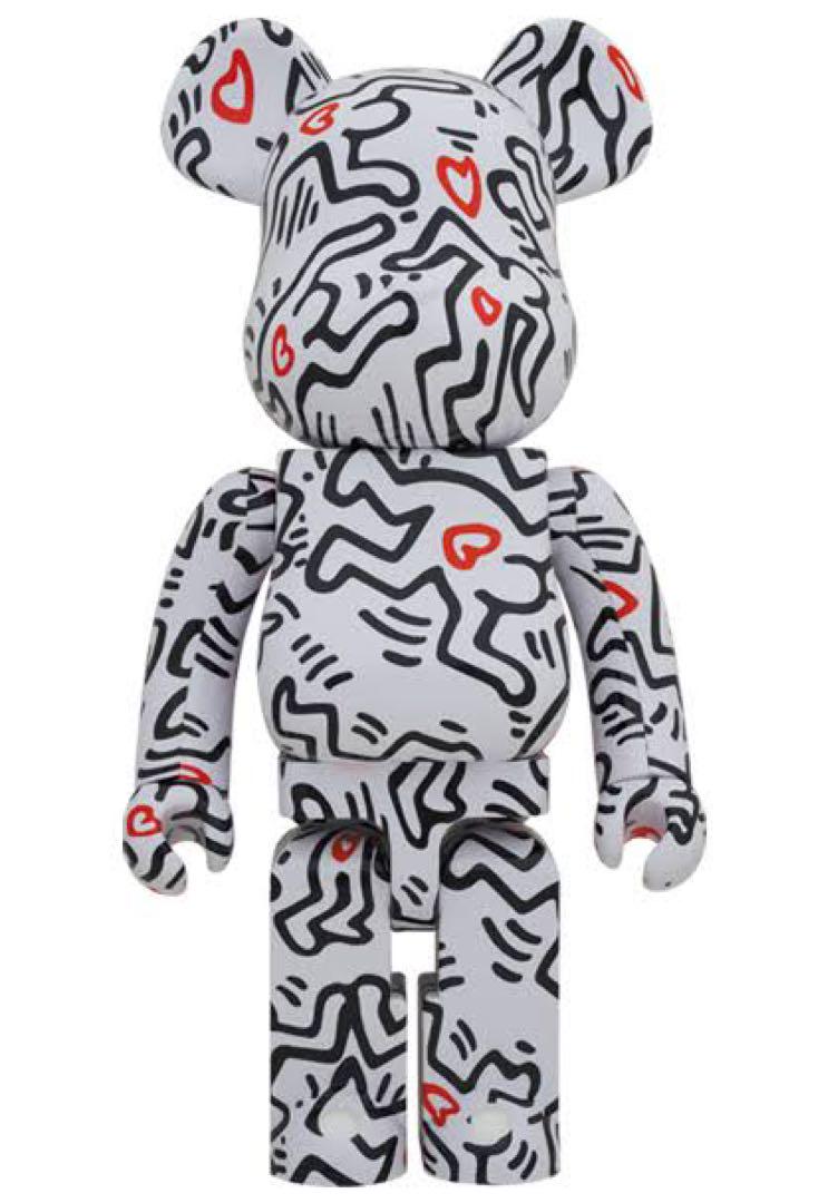 中古品 BE@RBRICK KEITH HARING #8 1000％