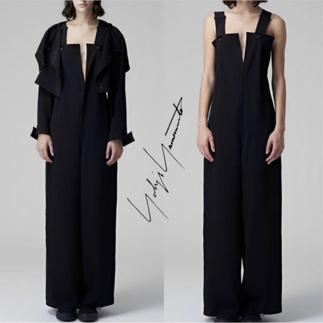Yohji Yamamoto  2023SS  オールインワン サロペット 黒