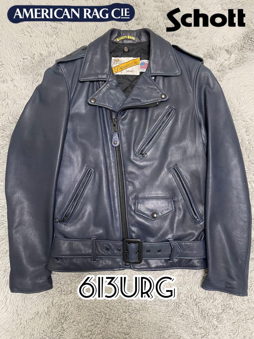 613URG schott × AMERICAN RAG CIE ライダース