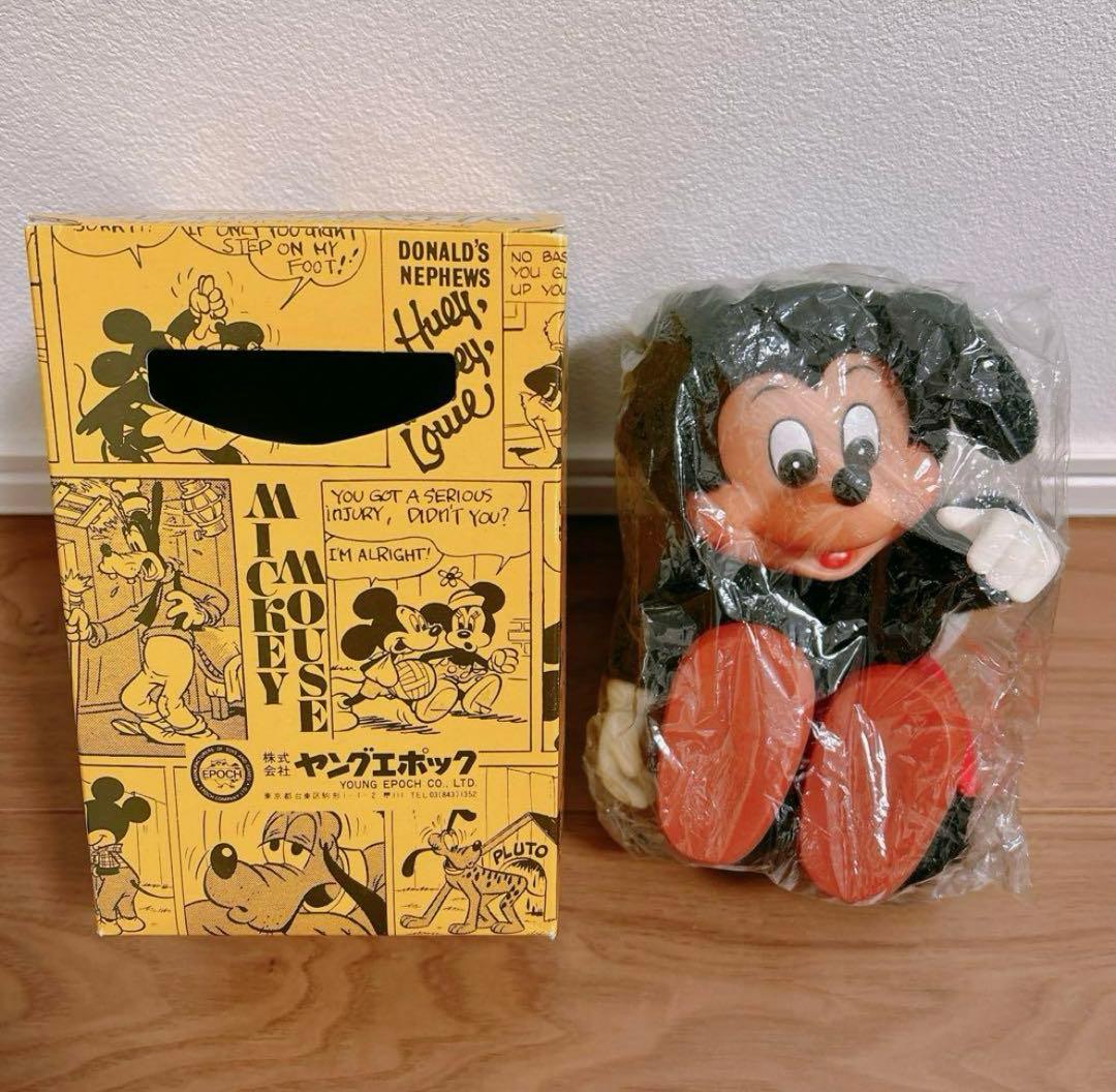 ヤングエポック社　レトロミッキー　ぬいぐるみ
