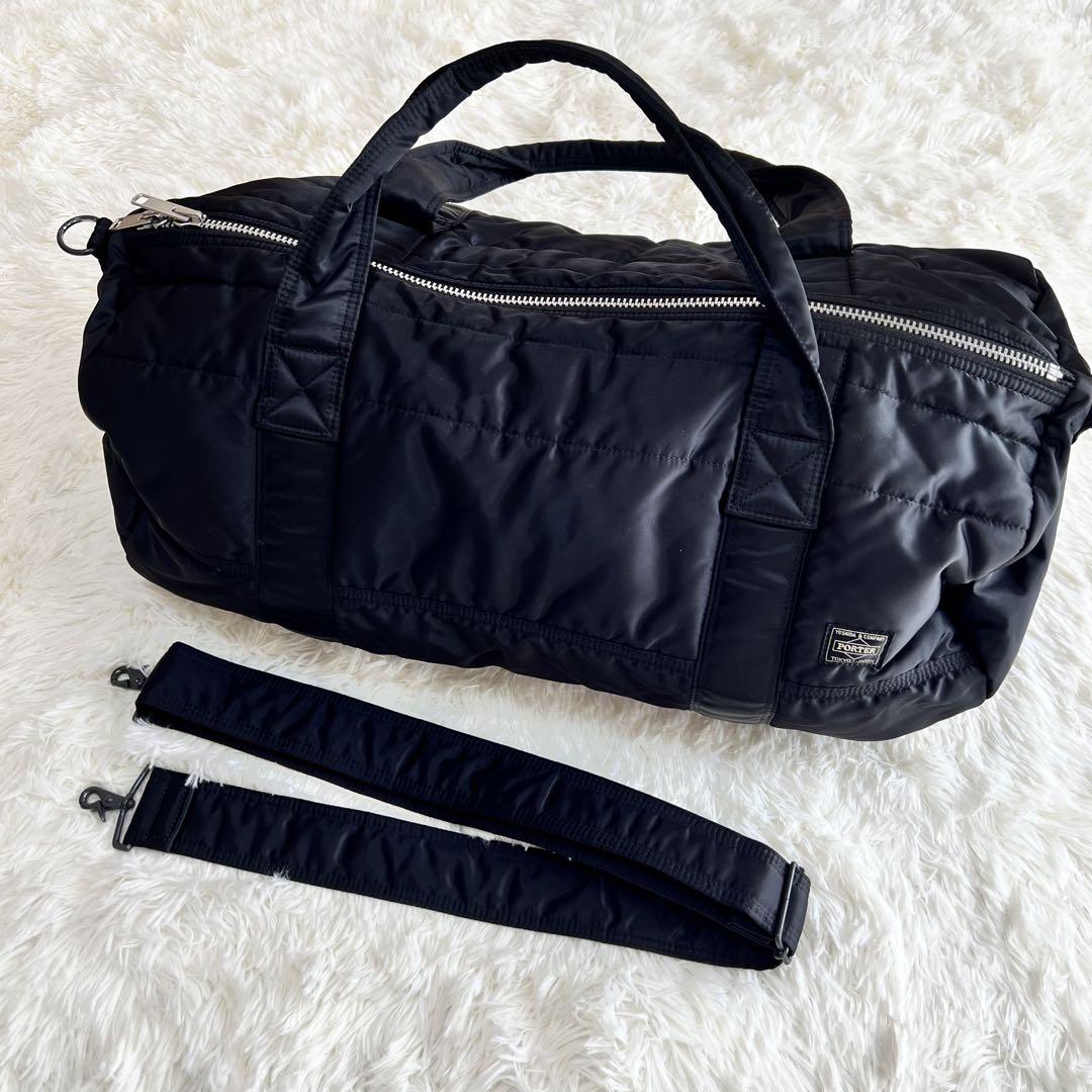 【未使用に近い】PORTER タンカー　2way ボストンバッグ　ダッフル　L