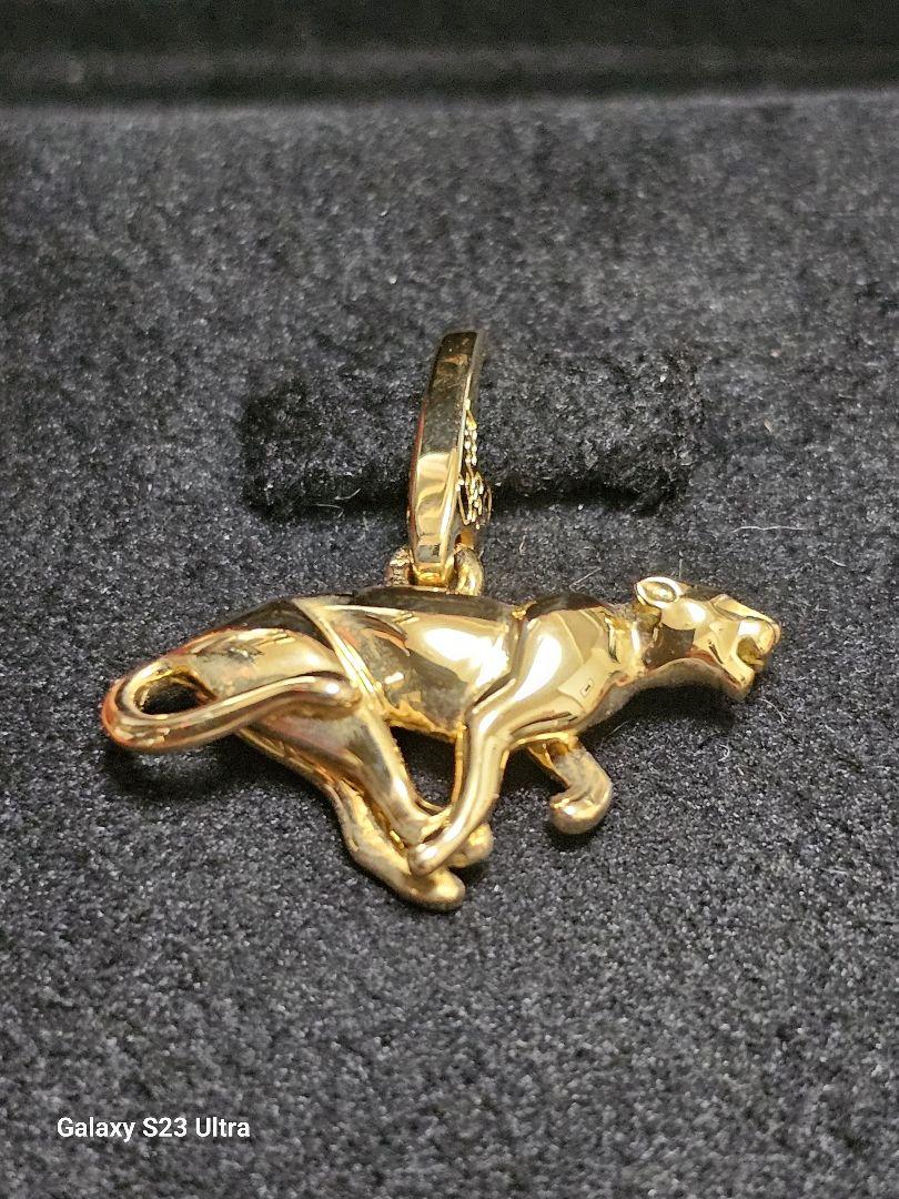 いちごちゃん 美品 カルティエ パンテール チャーム 豹 激レア 18K