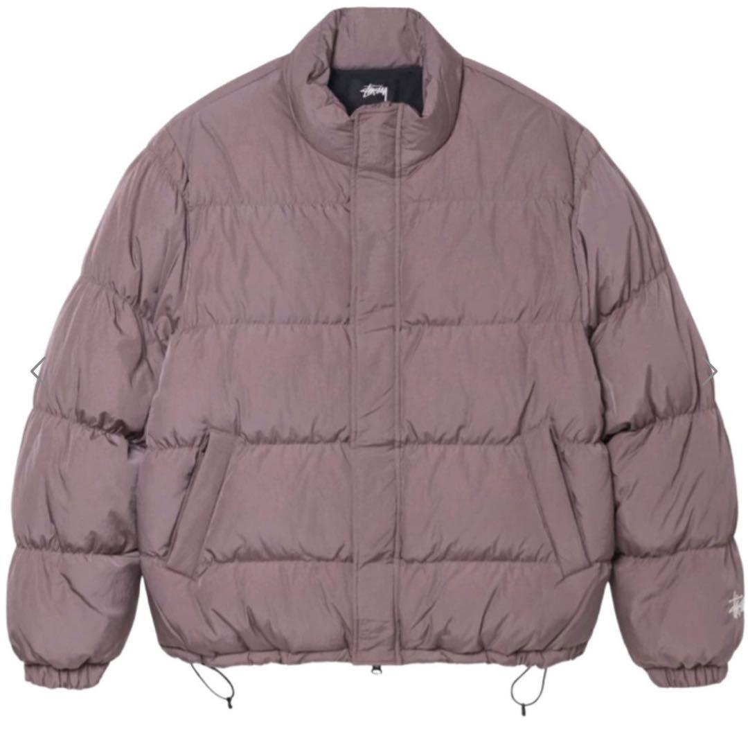 ジャケット・アウター Stussy Ripstop Down Puffer Jacket Rose