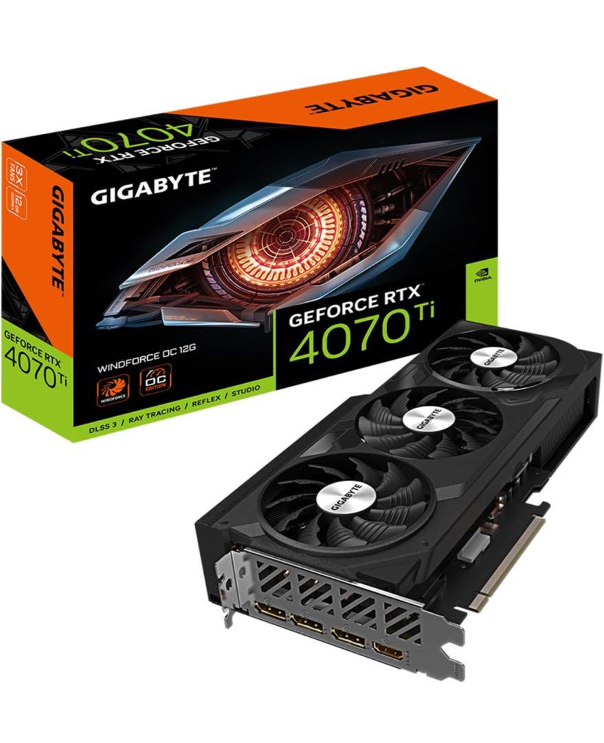 未開封GeForce RTX 4070 Ti WINDFORCE OC 12G