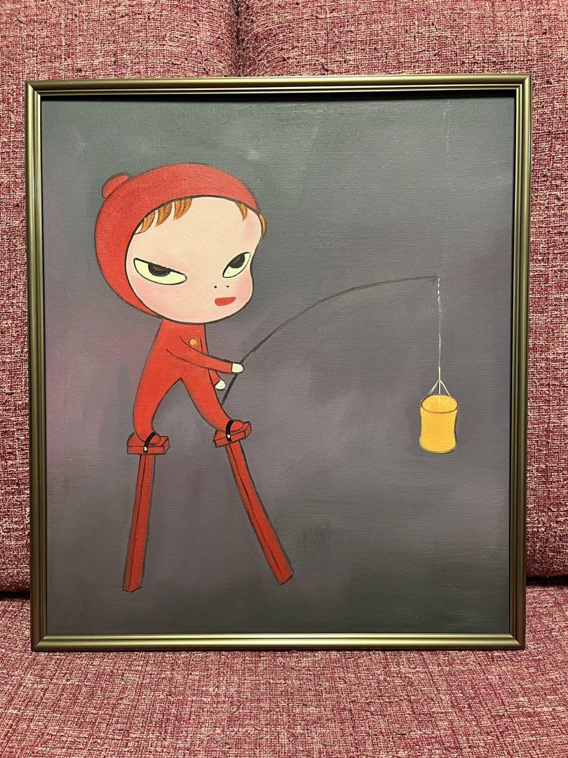 奈良美智  絵画 油彩 油絵 肉筆