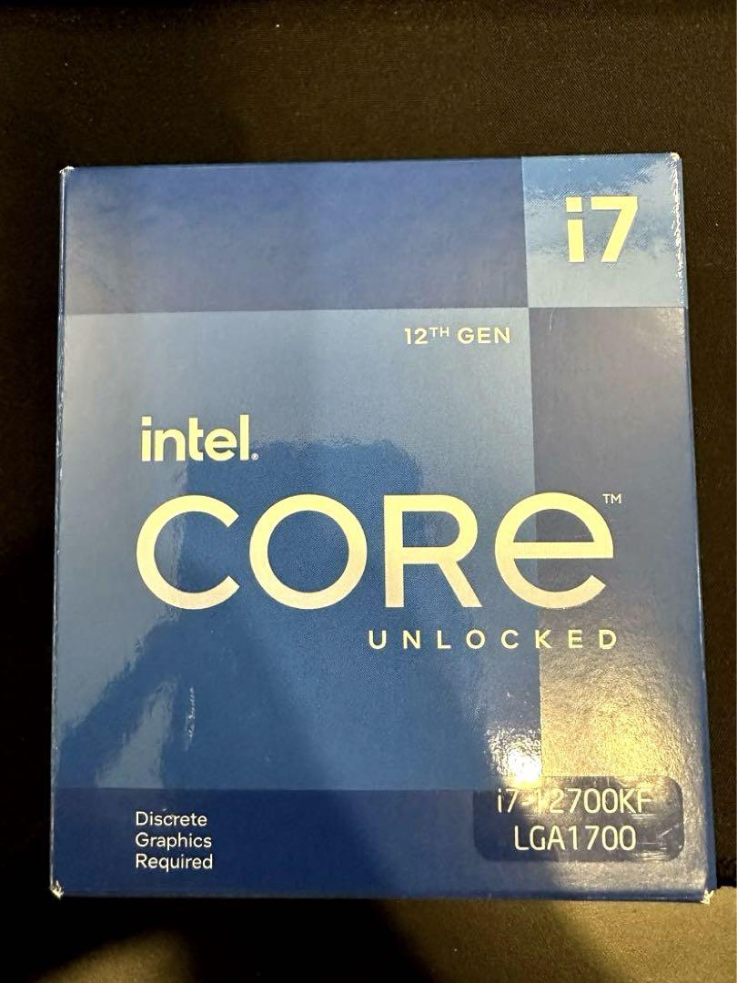 CPU Intel i7 12700KF