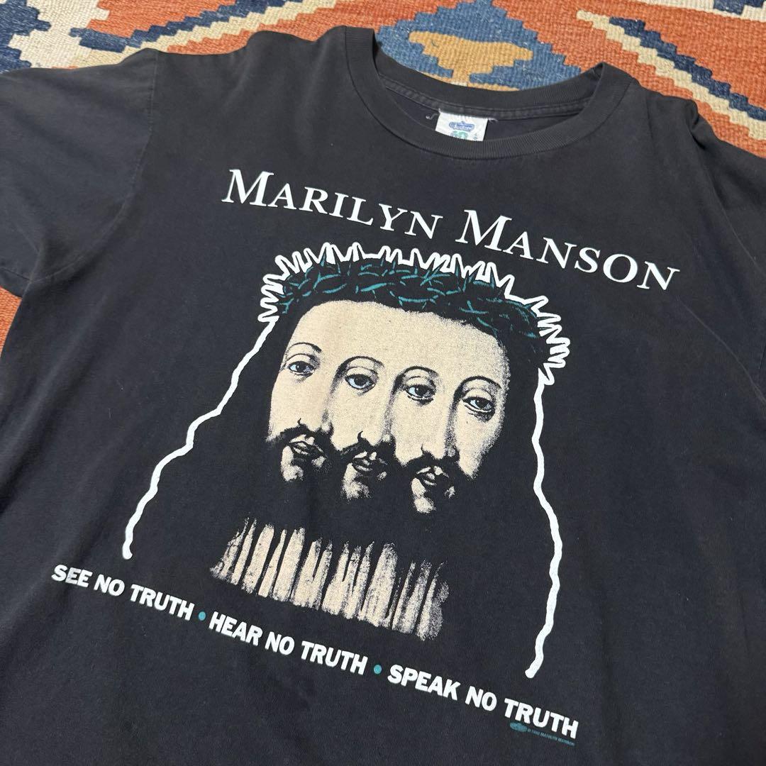 90s Marilyn Manson マリリンマンソン Believe Tシャツ