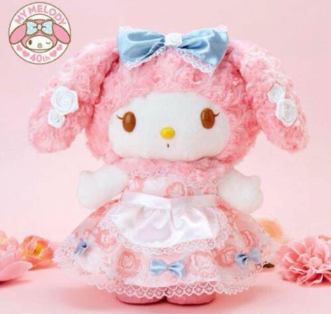 マイメロディ 40周年 ぬいぐるみ バースデイドール BOX入り サンリオ