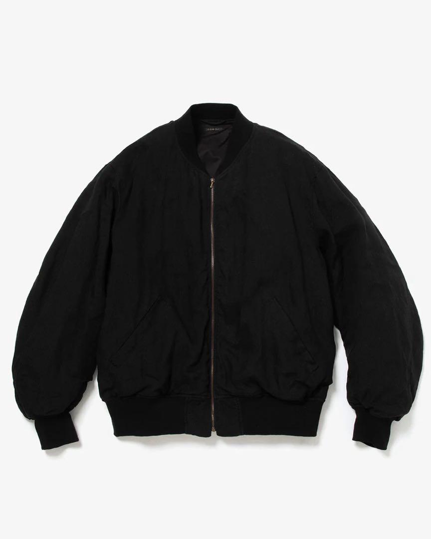 comoli 24ss リネンwクロスジップブルゾン　3
