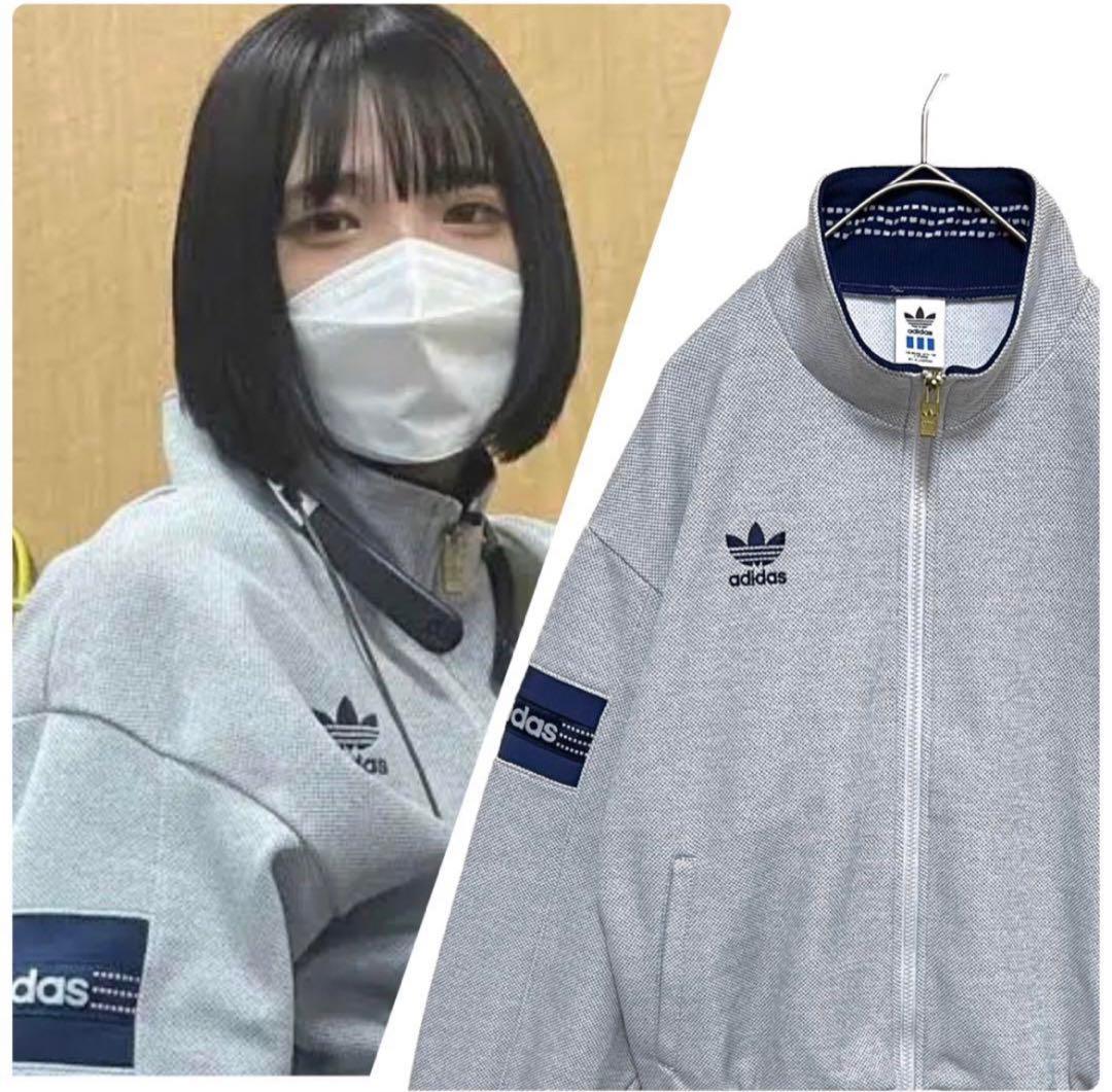 【アユニ・D着用同型同色】美品 入手困難 adidas デサント製ジャージ XL