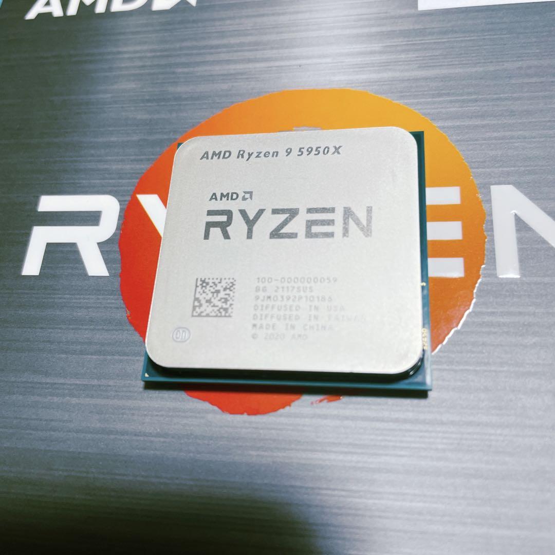 AMD Ryzen 9 5950X  (外箱は別製品)