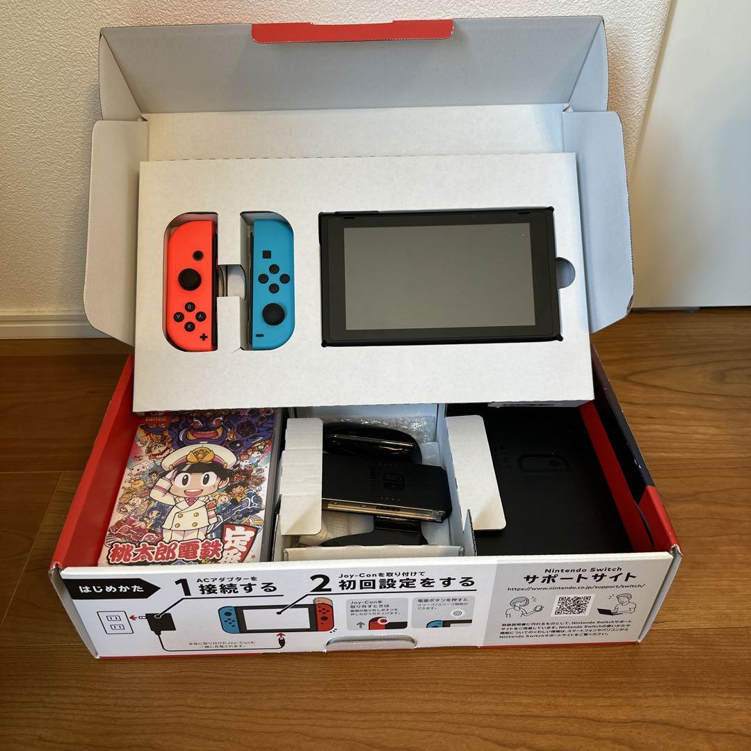 ニンテンドースイッチ　桃太郎電鉄のソフト付き