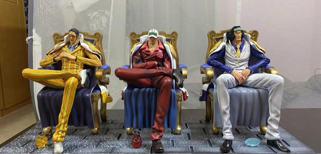 ワンピース　ONE PIECE　フィギュアガレージキット　BT 赤犬　黄猿 青雉