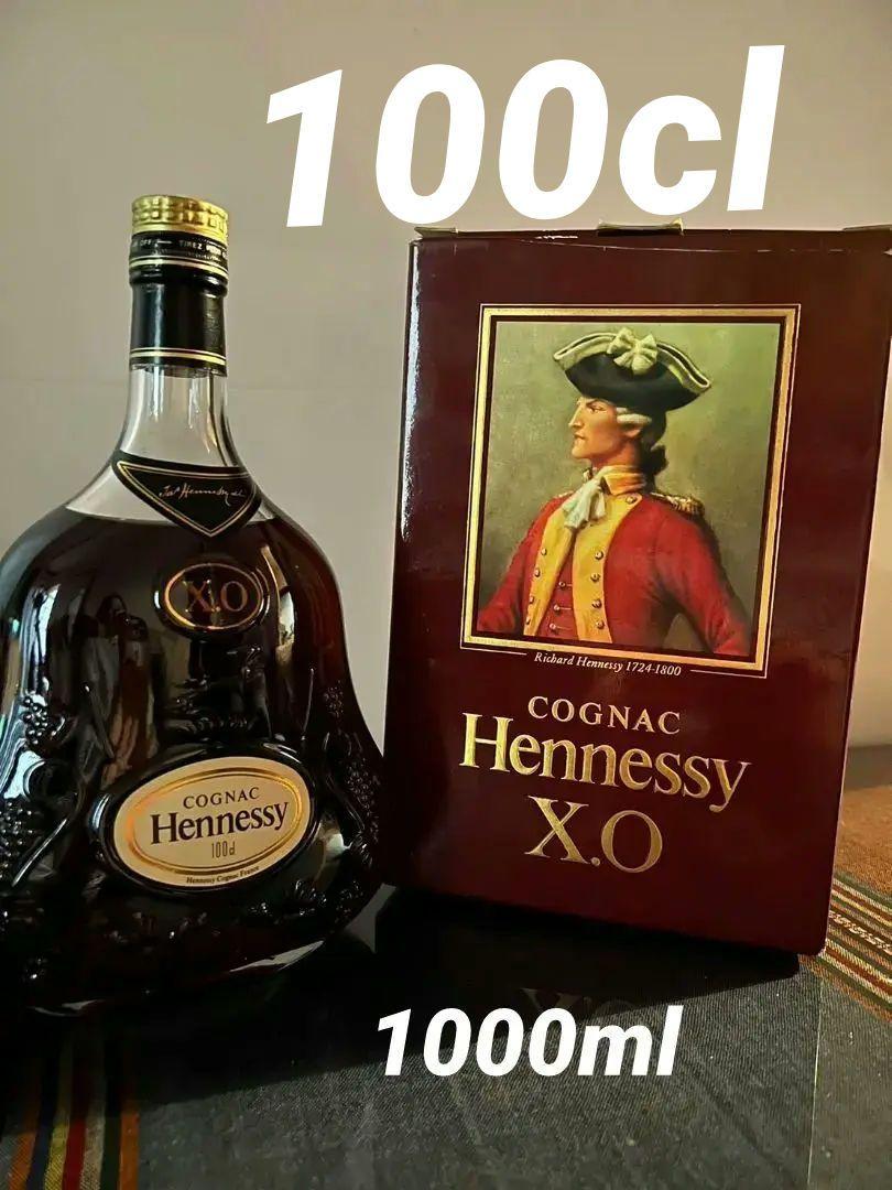 ◼️未開栓◼️ヘネシー Hennessy XO 1000ml 金キャップ 箱あり