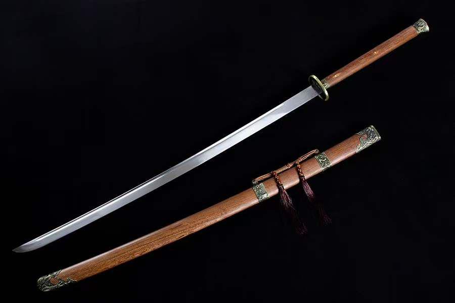 伝統的な龍鳳の苗刀-古兵器 武具　刀装具　日本刀　模造刀 居合刀 長尺