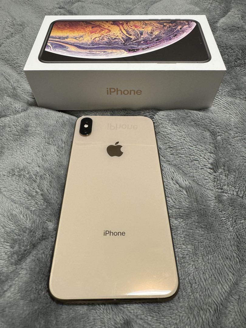 iPhone Xs max 256GB GOLD 中古品　SIMロック有り
