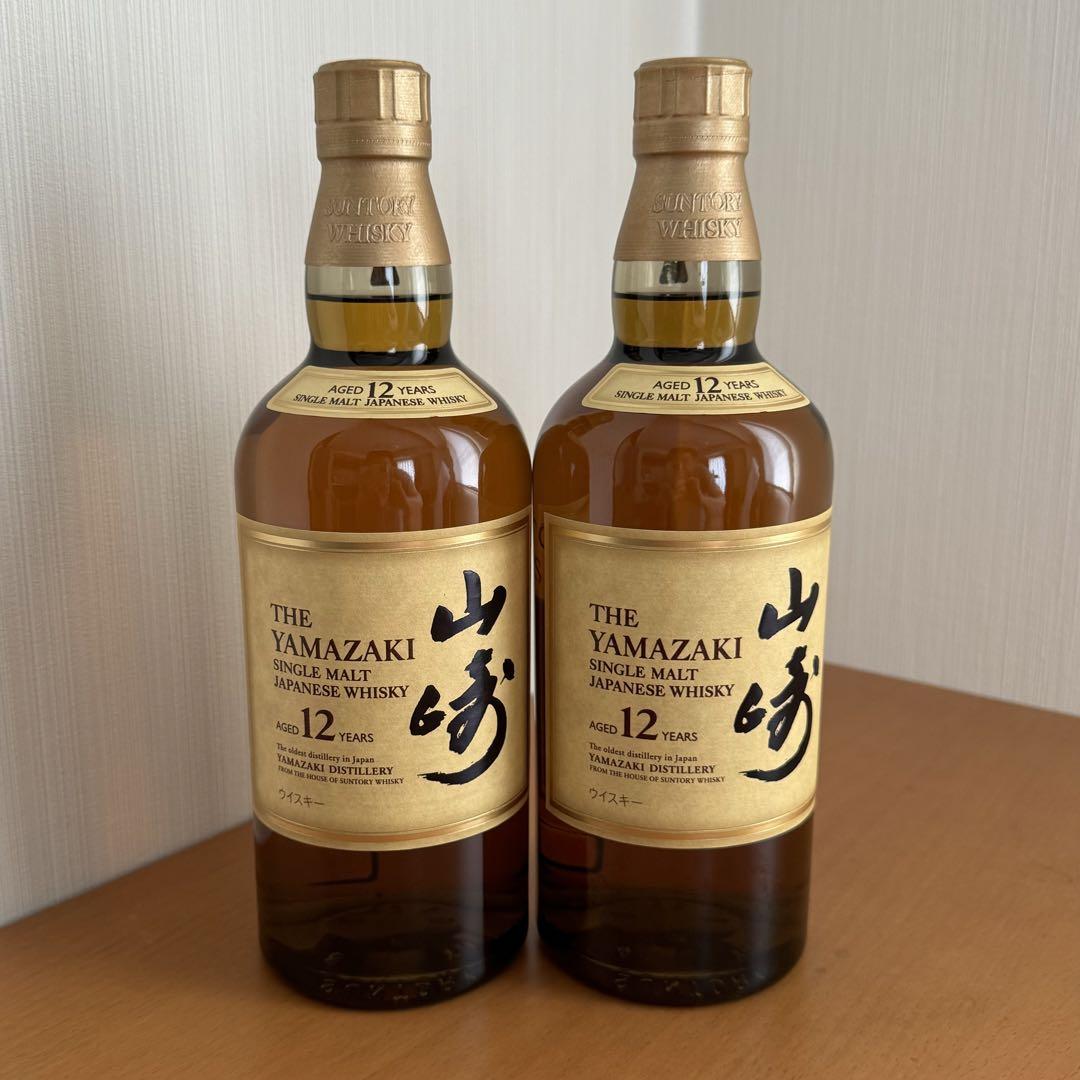 山崎12年SINGLE MALT JAPANESE WHISKY希少2本
