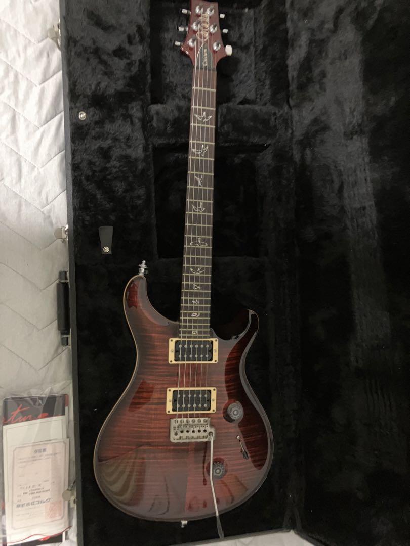 ギター PRS custom24 fire red burst