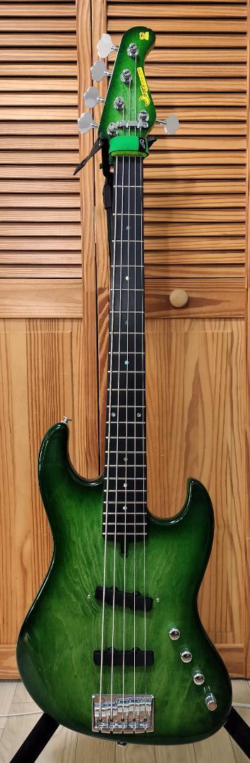 【PLEK調整済】MOON GUITARS BASS JJ-5 35inch