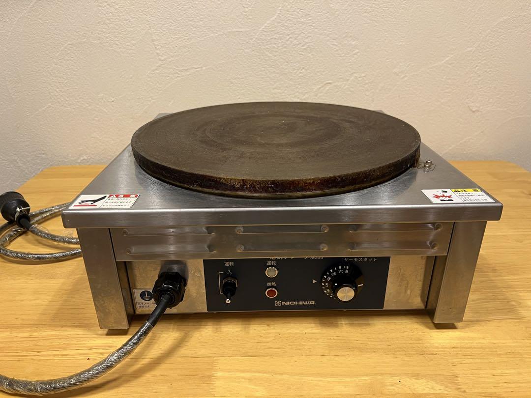 Naoクレープ焼器　業務用　ニチワ　CM-410H 200v  2020製